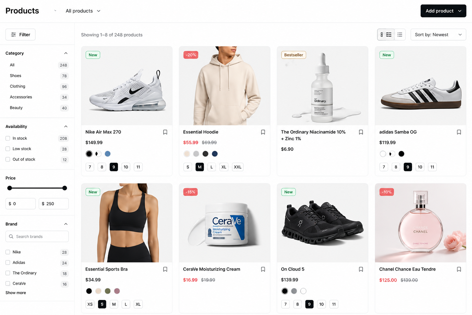 Product Catalog